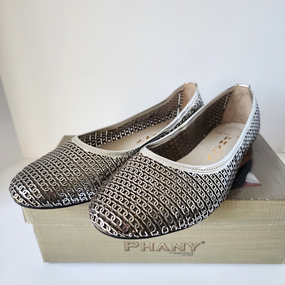 Lame flat shoes NEW